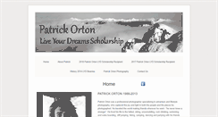 Desktop Screenshot of patrickorton-liveyourdreams.com